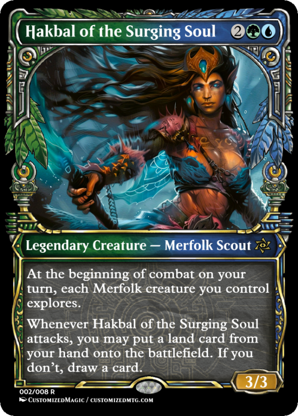 Hakbal of the Surging Soul | Hakbal of the Surging Soul.1 | Magic the Gathering Proxy Cards