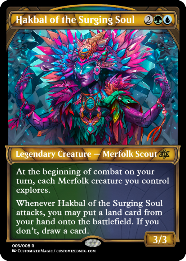 Hakbal of the Surging Soul | Hakbal of the Surging Soul.2 | Magic the Gathering Proxy Cards
