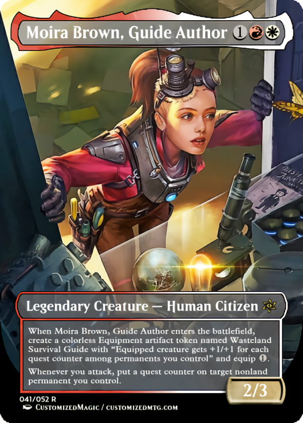 Fallout Commanders 2 of 3 | Moira Brown Guide Author | Magic the Gathering Proxy Cards