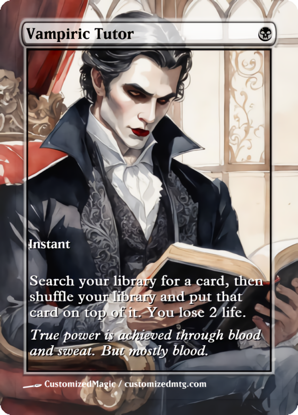 Vampiric Tutor | Vampiric Tutor.13 | Magic the Gathering Proxy Cards