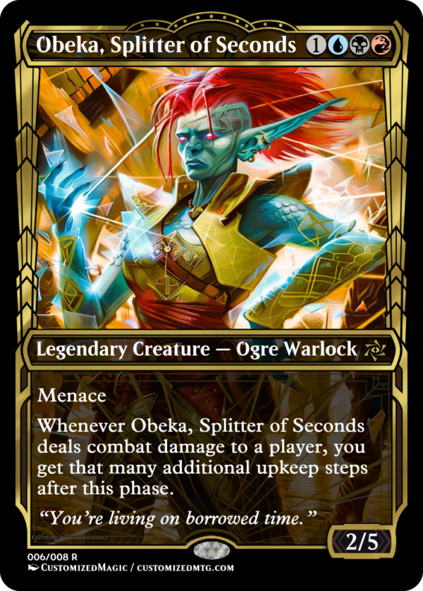 Obeka, Splitter Of Seconds | Magic The Gathering Proxy Cards