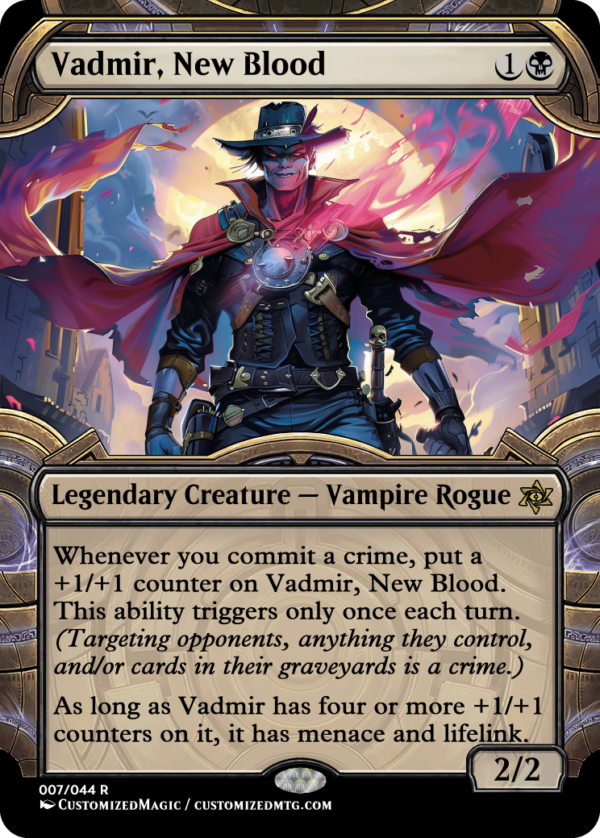 Outlaws of Thunder Junction Commanders - Part 2 of 2 | Vadmir New Blood | Magic the Gathering Proxy Cards