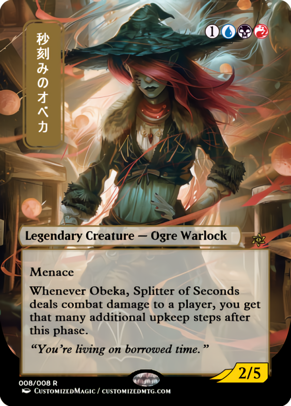 Obeka, Splitter of Seconds | Magic the Gathering Proxy Cards