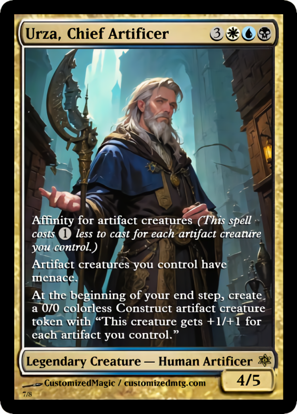 Urza, Chief Artificer | Urza Chief Artificer.6 | Magic the Gathering Proxy Cards