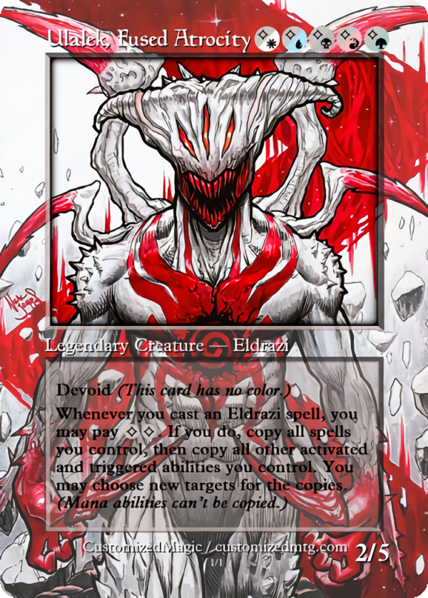 Ulalek, Fused Atrocity | Ulalek Fused Atrocity.5 | Magic the Gathering Proxy Cards