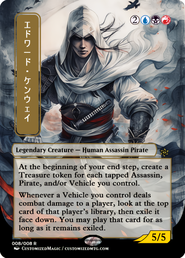 Edward Kenway | Magic the Gathering Proxy Cards