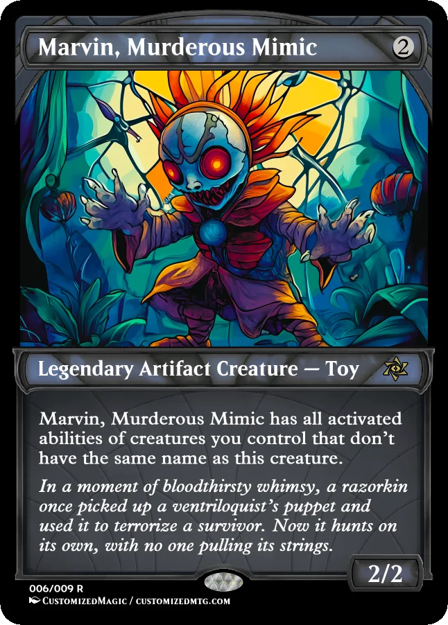 Marvin, Murderous Mimic | Marvin Murderous Mimic.5 | Magic the Gathering / MTG Proxy Cards |