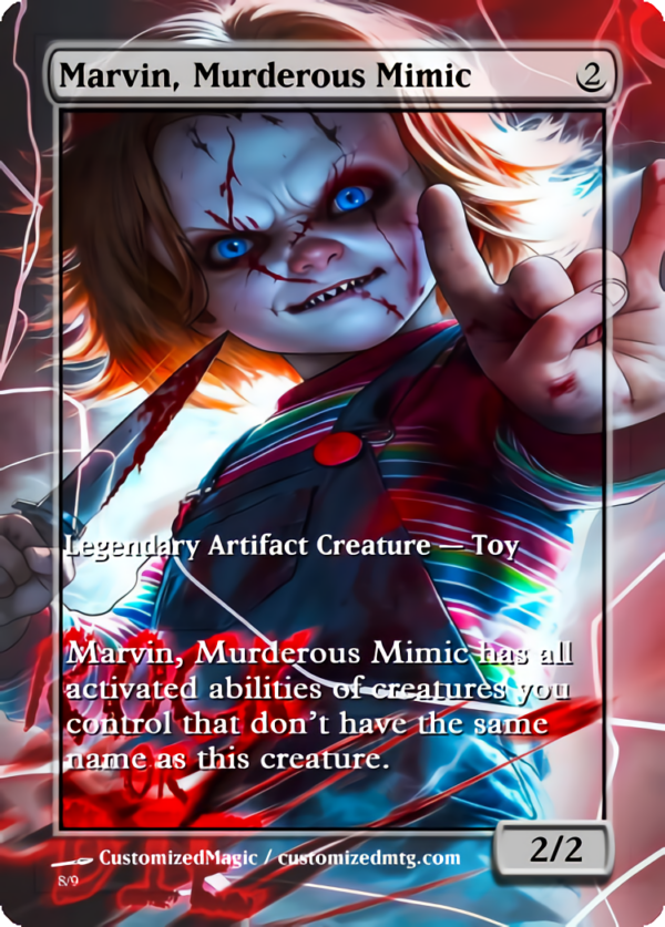 Marvin, Murderous Mimic | Marvin Murderous Mimic.7 | Magic the Gathering Proxy Cards