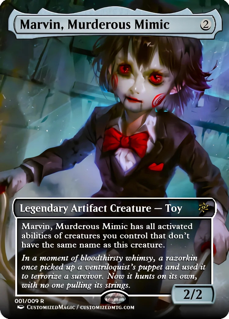 Marvin, Murderous Mimic | Marvin Murderous Mimic | Magic the Gathering / MTG Proxy Cards |