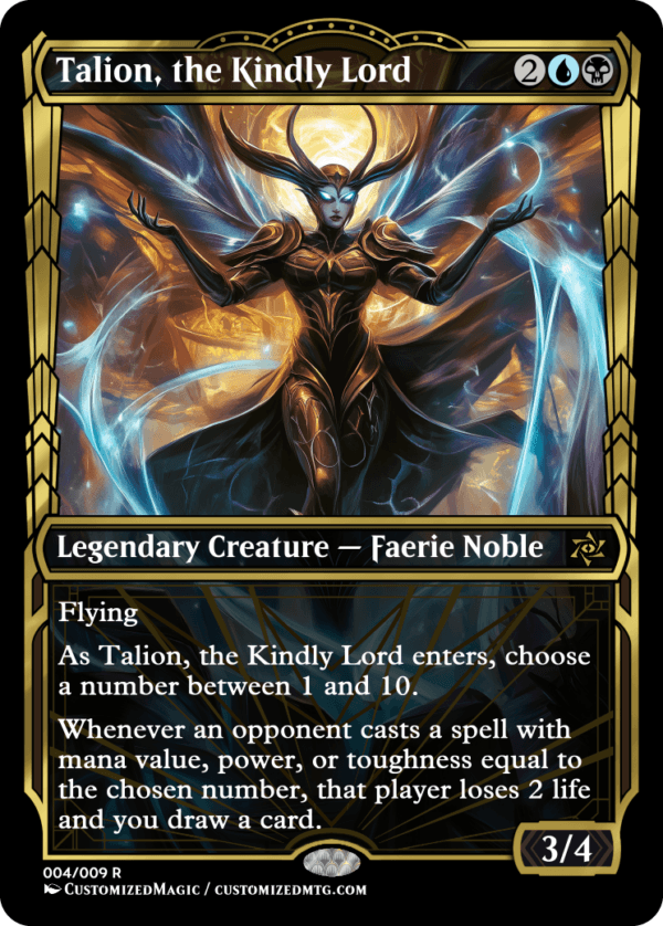 Talion, the Kindly Lord | Talion the Kindly Lord.3 | Magic the Gathering Proxy Cards