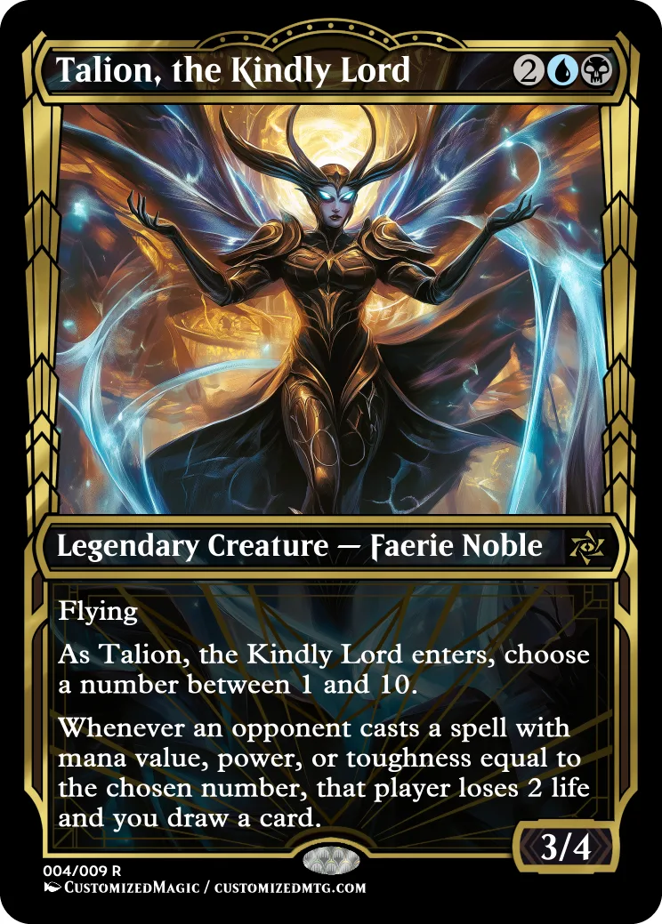 Talion, the Kindly Lord | Talion the Kindly Lord.3 | Magic the Gathering Proxy Cards