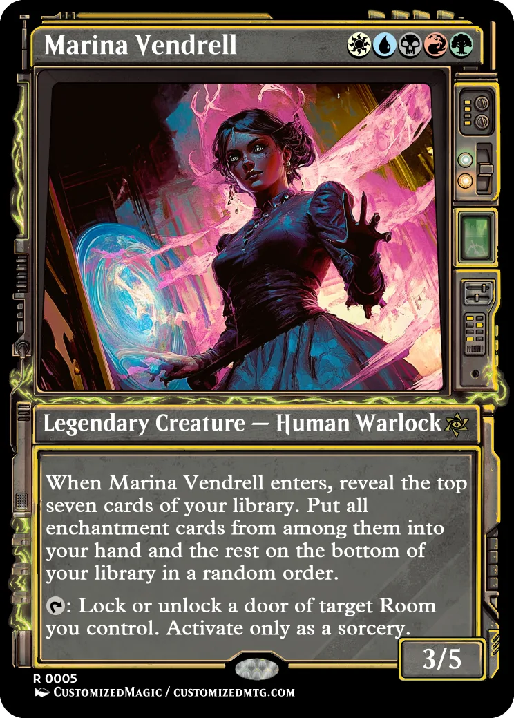 Duskmourn Commanders - Showcase | Marina Vendrell | Magic the Gathering Proxy Cards