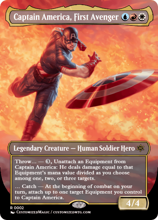 Secret Lair x Marvel's | Captain America First Avenger | Magic the Gathering Proxy Cards