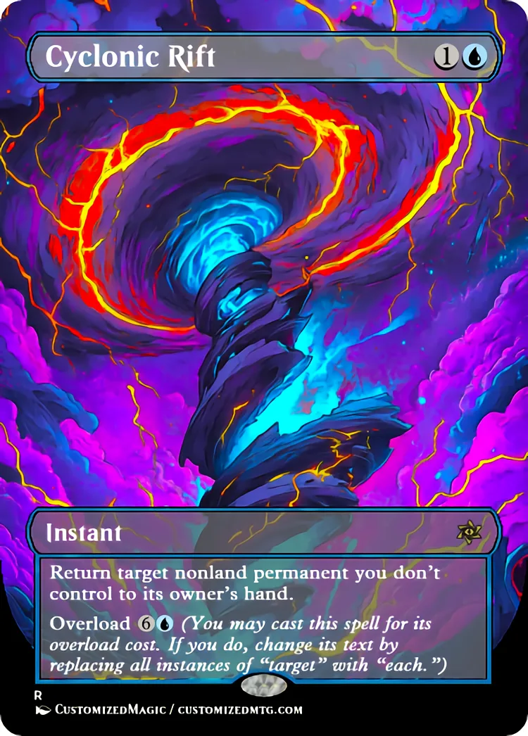 Cyclonic Rift | Cyclonic Rift.6 | Magic the Gathering / MTG Proxy Cards | Heroic Intervention