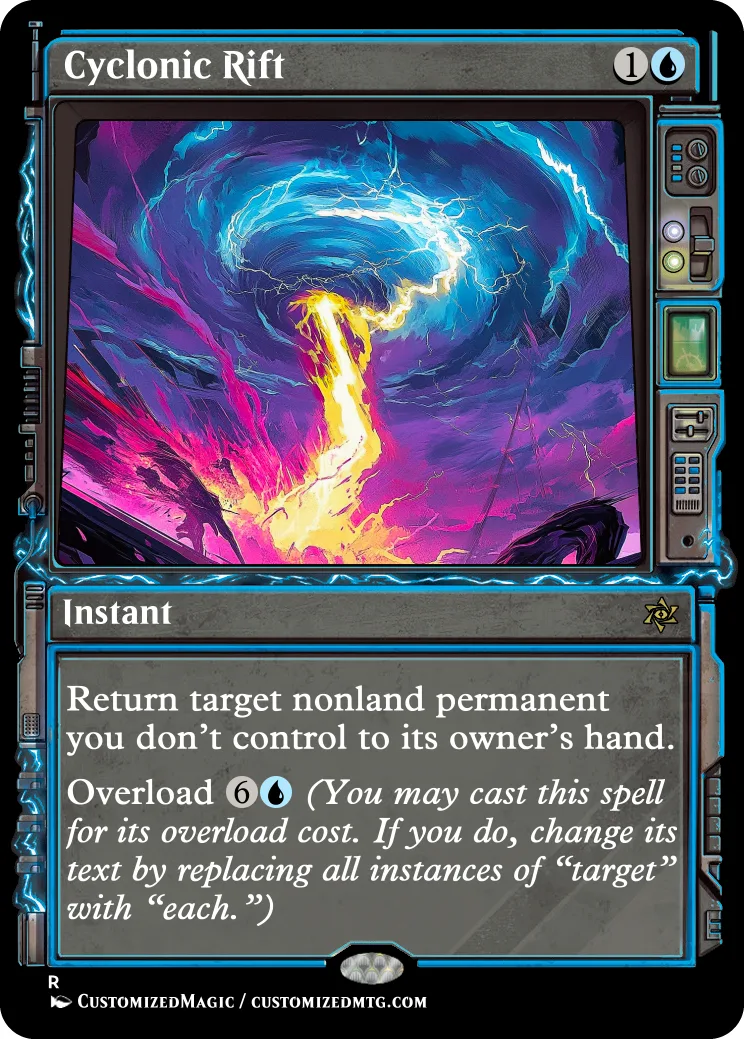 Cyclonic Rift | Cyclonic Rift.7 | Magic the Gathering / MTG Proxy Cards | Heroic Intervention