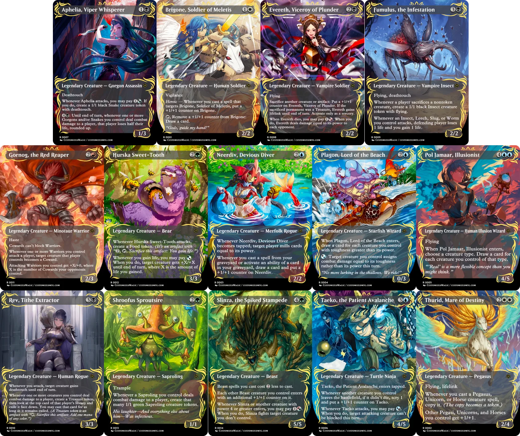 Foundations Jumpstart Commanders Mystic and Rare - Full Art