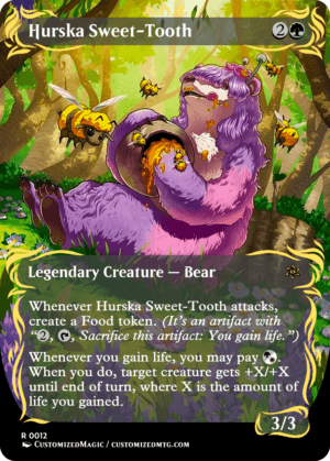 Foundations Jumpstart Commanders Mystic and Rare - Full Art - Hurska Sweet-Tooth, Foil