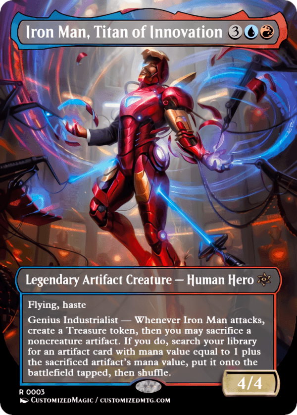 Secret Lair x Marvel's | Iron Man Titan of Innovation | Magic the Gathering Proxy Cards