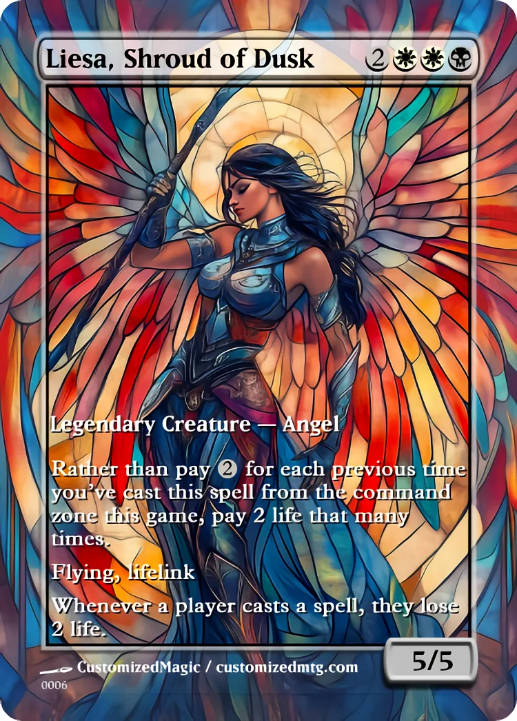 Liesa, Shroud of Dusk | Liesa Shroud of Dusk.5 | Magic the Gathering Proxy Cards