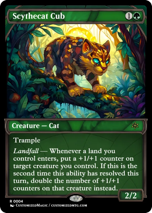Scythecat Cub | Magic The Gathering Proxy Cards