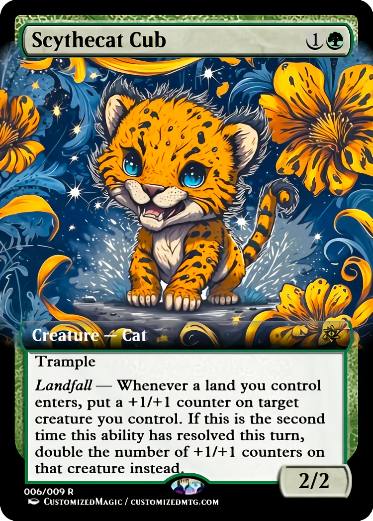 Scythecat Cub | Scythecat Cub.5 | Magic the Gathering Proxy Cards