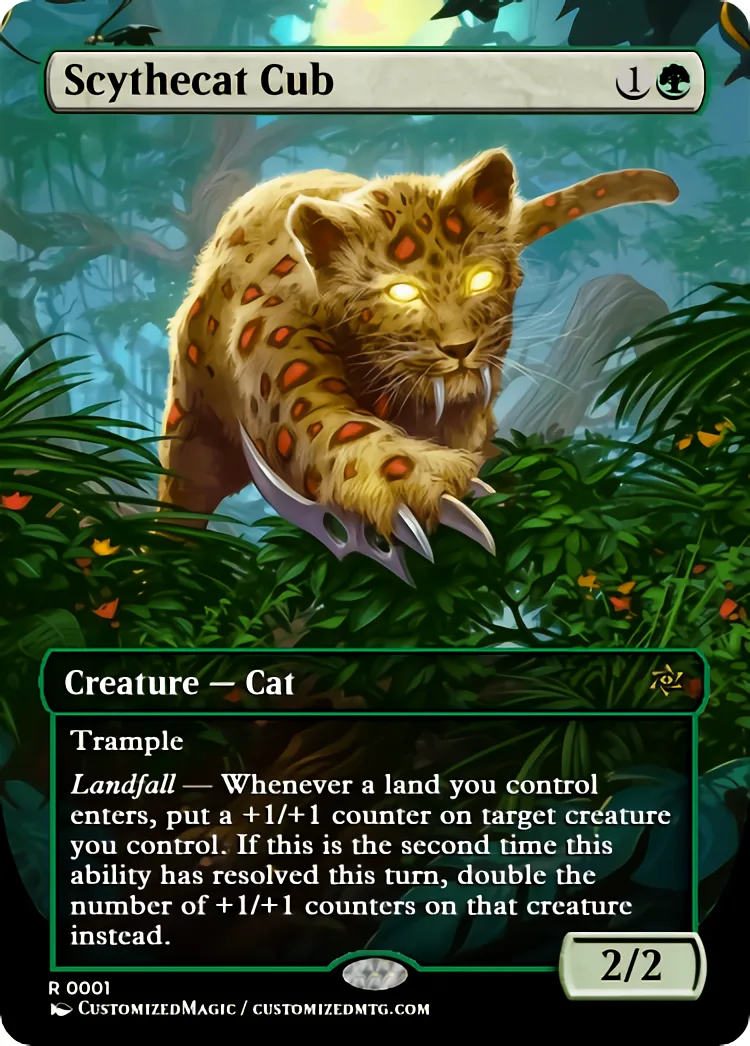 Scythecat Cub | Scythecat Cub | Magic the Gathering Proxy Cards