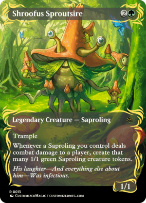 Foundations Jumpstart Commanders Mystic and Rare - Full Art - Shroofus Sproutsire, Foil