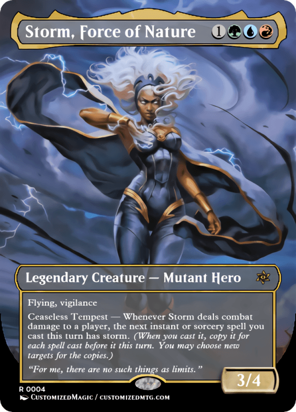 Secret Lair x Marvel's | Storm Force of Nature | Magic the Gathering Proxy Cards