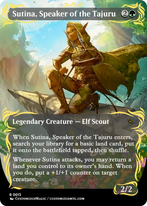 Foundations Jumpstart Commanders Uncommon - Full Art | Magic The Gathering  Proxy Cards