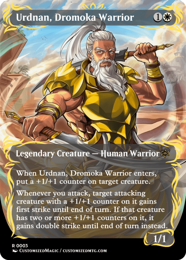 Foundations Jumpstart Commanders Uncommon - Full Art | Urdnan Dromoka Warrior | Magic the Gathering Proxy Cards