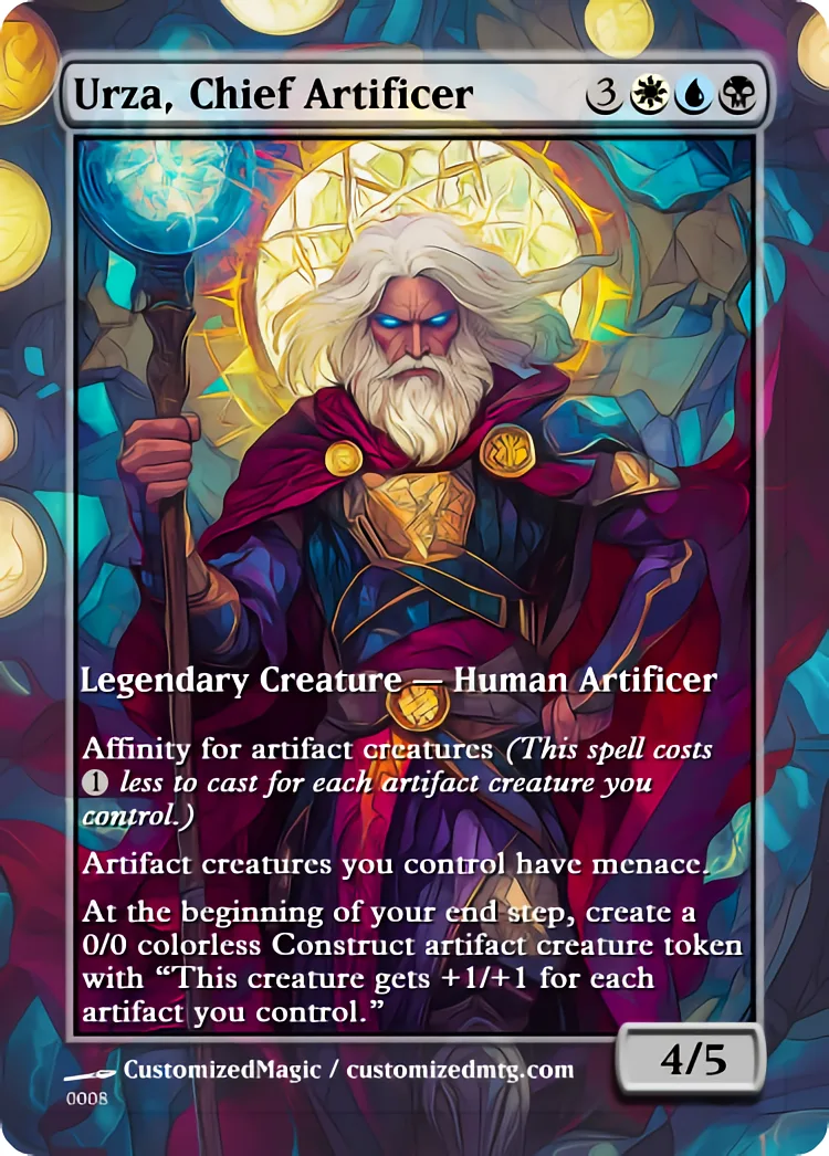 Urza, Chief Artificer | Urza Chief Artificer.11 | Magic the Gathering / MTG Proxy Cards |