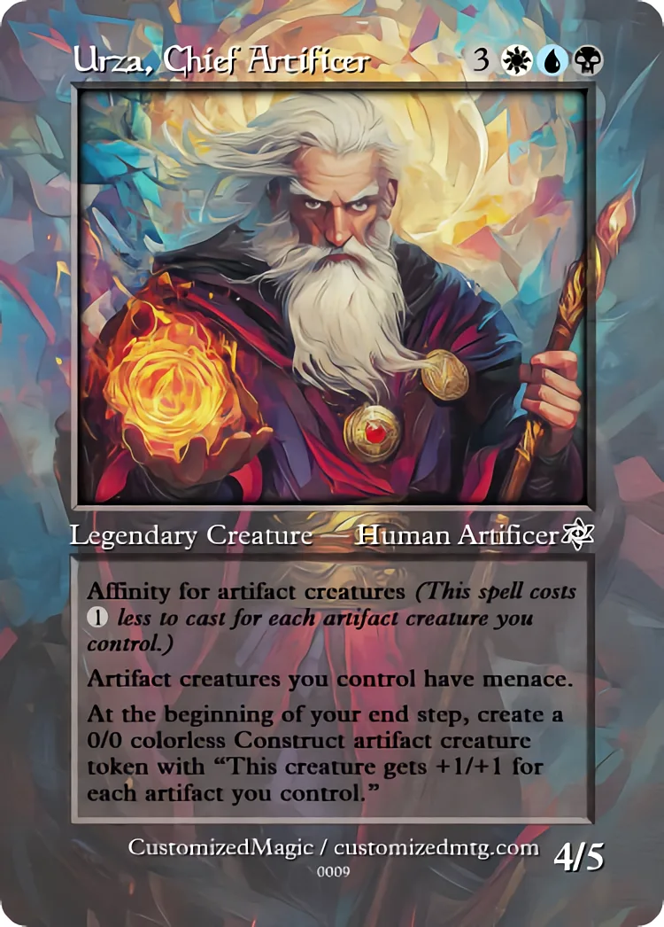 Urza, Chief Artificer | Urza Chief Artificer.12 | Magic the Gathering / MTG Proxy Cards |