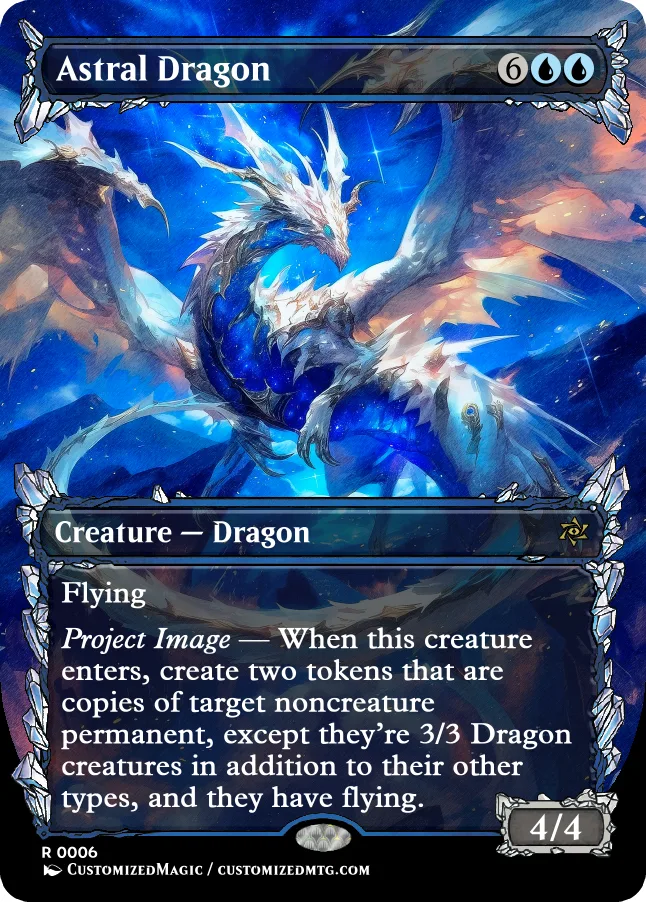 Astral Dragon | Astral Dragon.15 | Magic the Gathering / MTG Proxy Cards | Magic the Gathering Proxy Cards