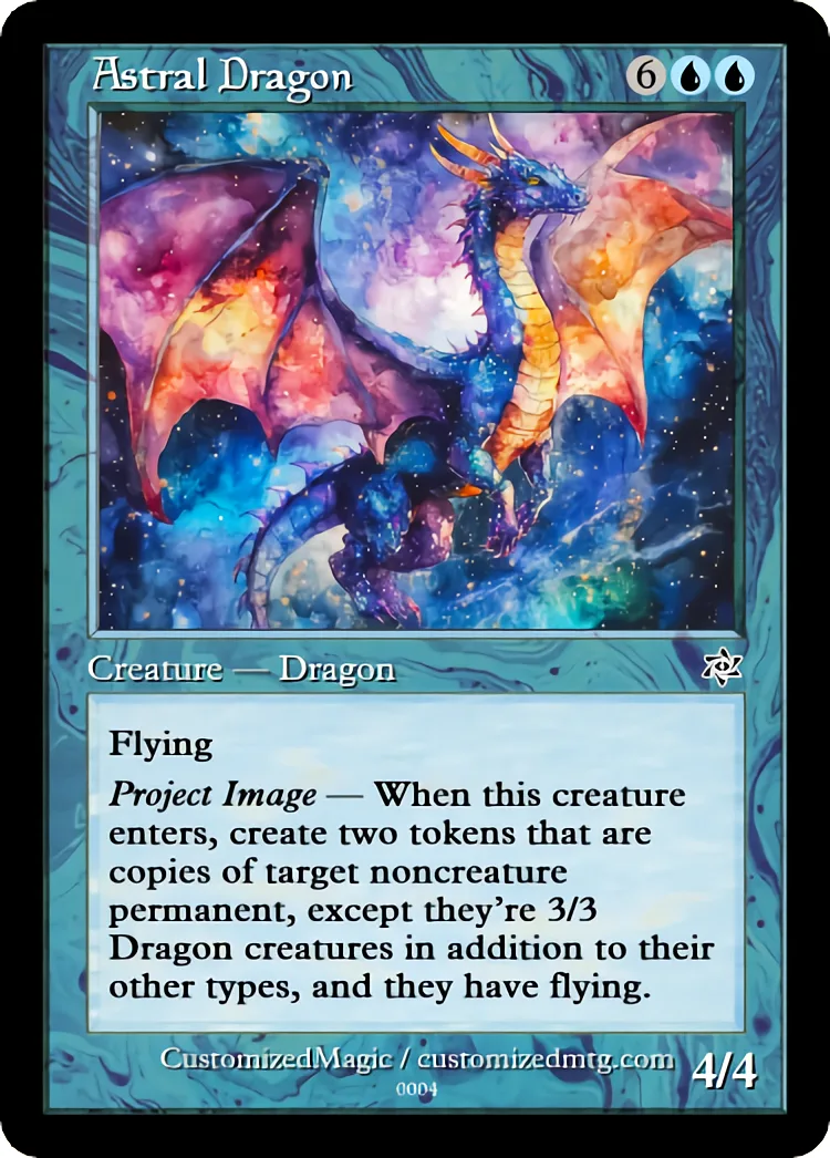 Astral Dragon | Astral Dragon.3 | Magic the Gathering / MTG Proxy Cards | Magic the Gathering Proxy Cards