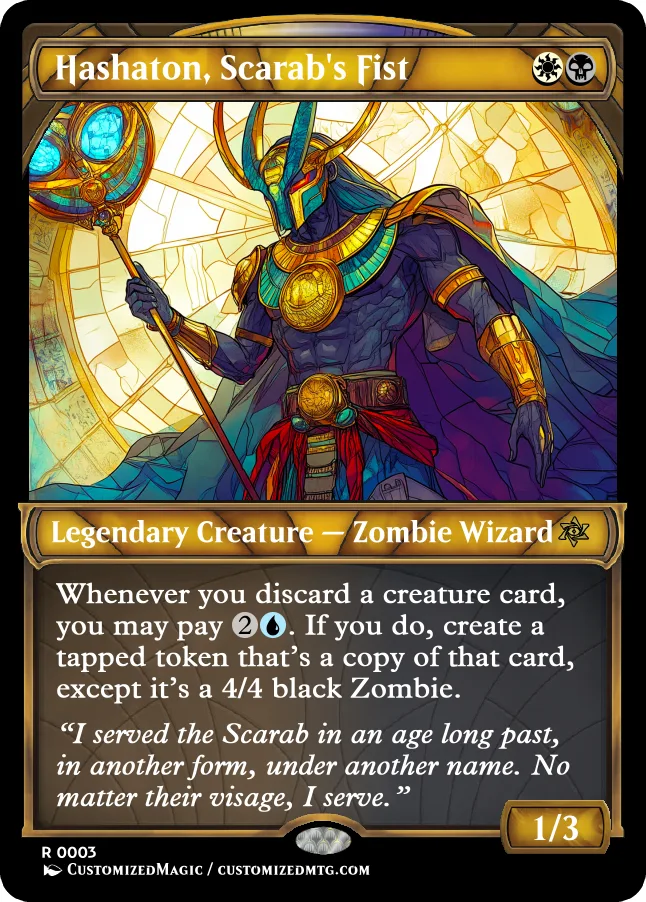 Hashaton, Scarabs Fist | Hashaton Scarabs Fist.2 | Magic the Gathering / MTG Proxy Cards |