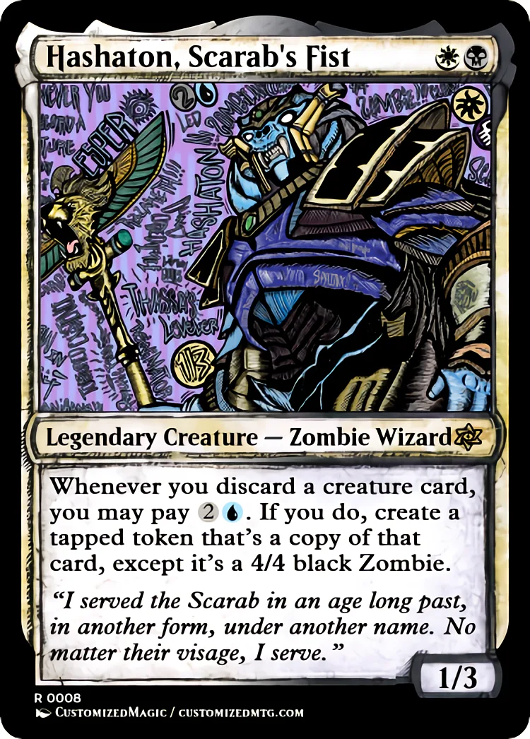 Hashaton, Scarabs Fist | Hashaton Scarabs Fist.7 | Magic the Gathering / MTG Proxy Cards |