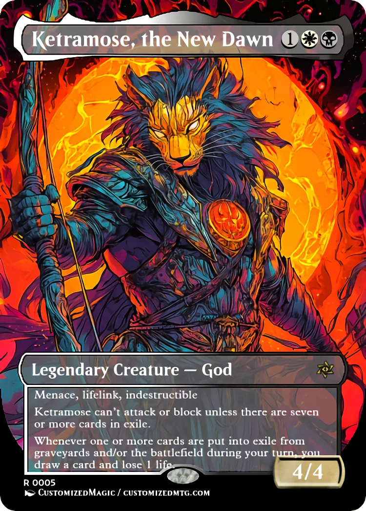 Ketramose, the New Dawn | Ketramose the New Dawn.4 | Magic the Gathering / MTG Proxy Cards | Magic the Gathering Proxy Cards