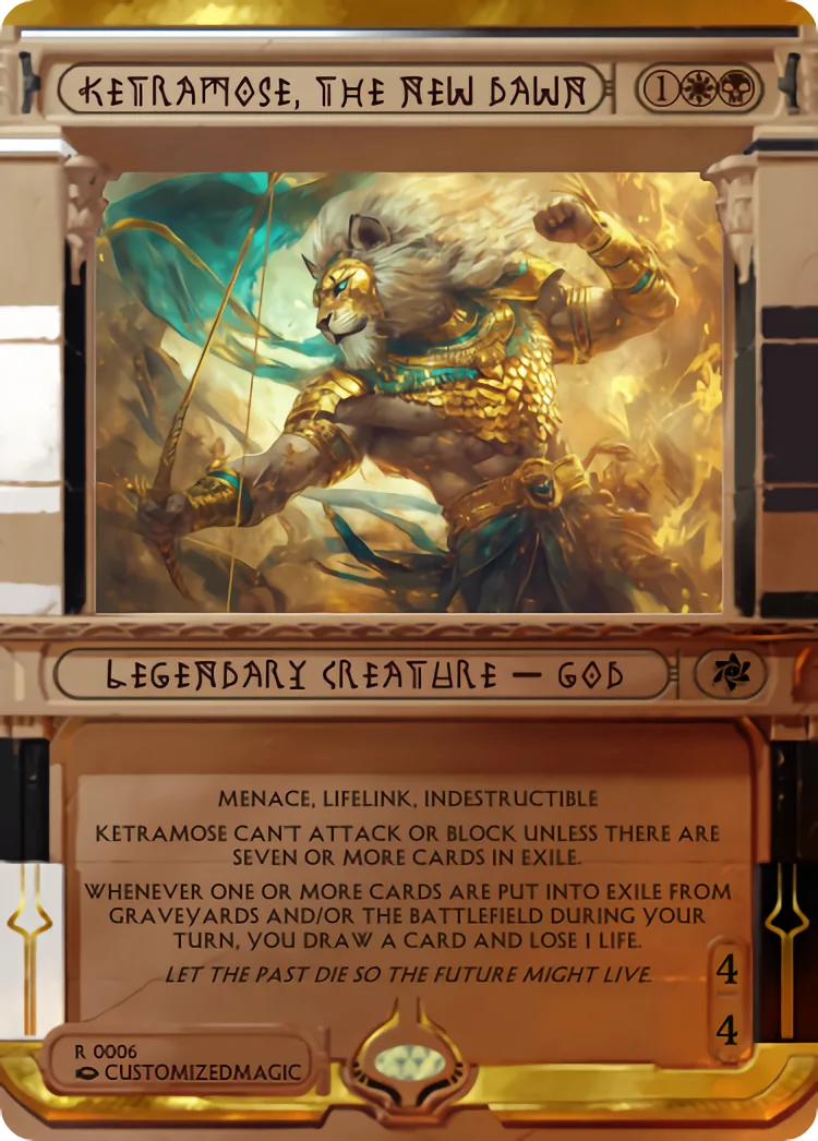 Ketramose, the New Dawn | Ketramose the New Dawn.5 | Magic the Gathering / MTG Proxy Cards | Magic the Gathering Proxy Cards