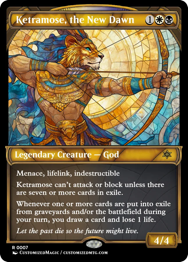 Ketramose, the New Dawn | Ketramose the New Dawn.6 | Magic the Gathering / MTG Proxy Cards | Magic the Gathering Proxy Cards