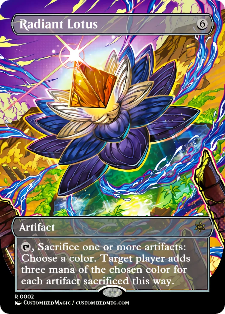 Radiant Lotus | Radiant Lotus.1 | Magic the Gathering / MTG Proxy Cards | Magic the Gathering Proxy Cards