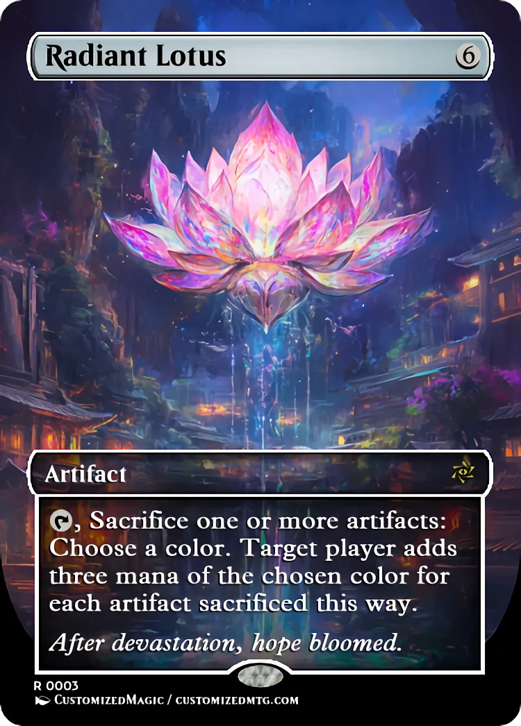 Radiant Lotus | Radiant Lotus.12 | Magic the Gathering / MTG Proxy Cards | Magic the Gathering Proxy Cards