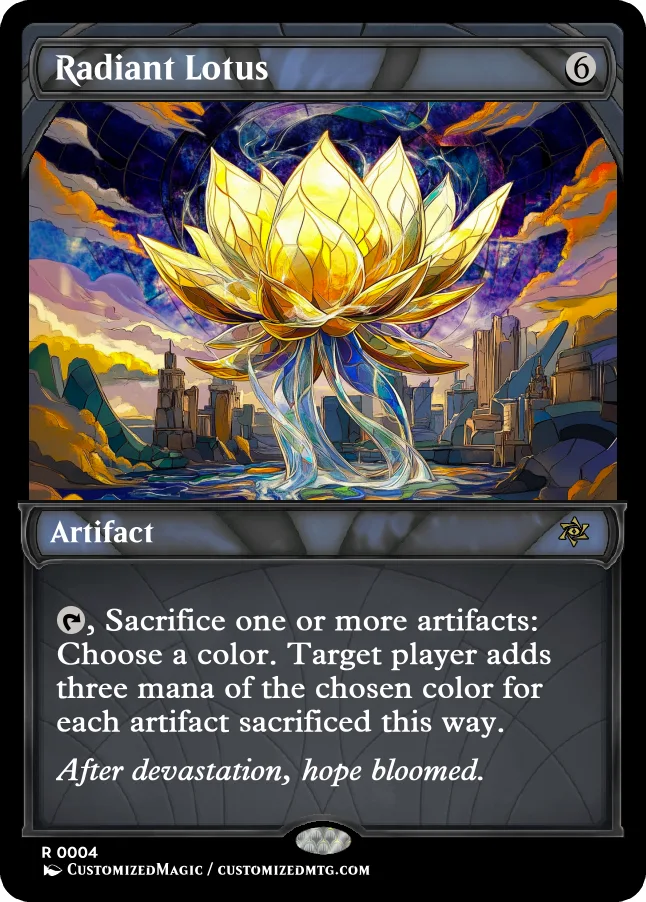 Radiant Lotus | Radiant Lotus.3 | Magic the Gathering / MTG Proxy Cards | Magic the Gathering Proxy Cards