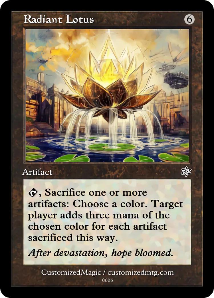Radiant Lotus | Radiant Lotus.5 | Magic the Gathering / MTG Proxy Cards | Magic the Gathering Proxy Cards