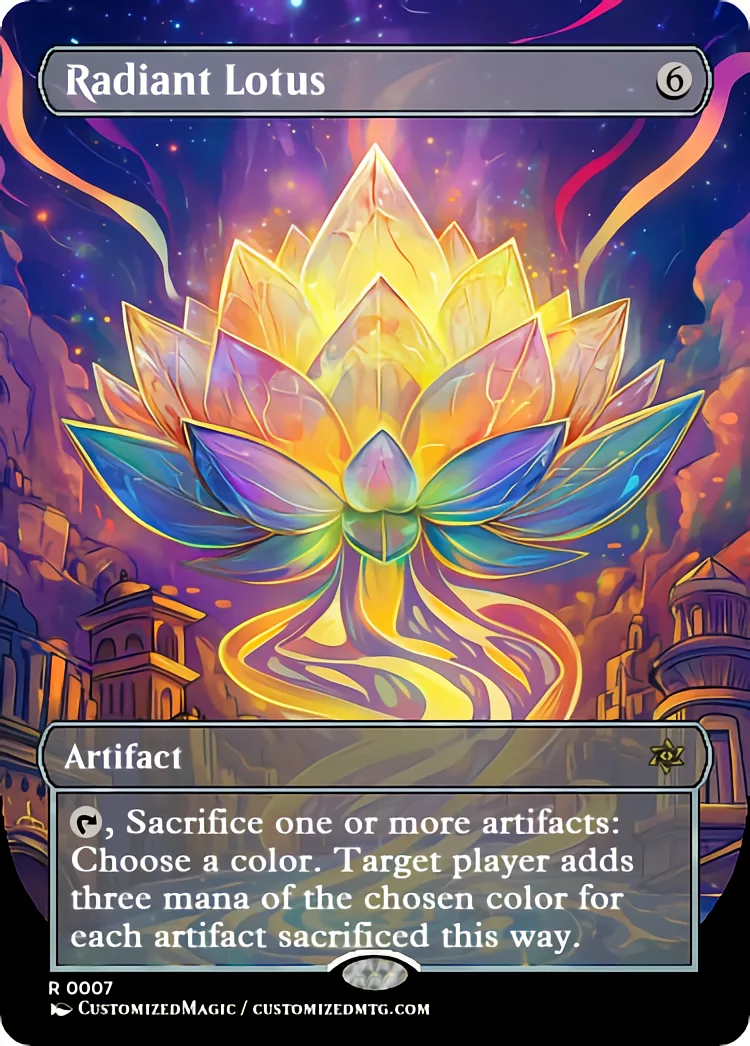 Radiant Lotus | Radiant Lotus.6 | Magic the Gathering / MTG Proxy Cards | Magic the Gathering Proxy Cards