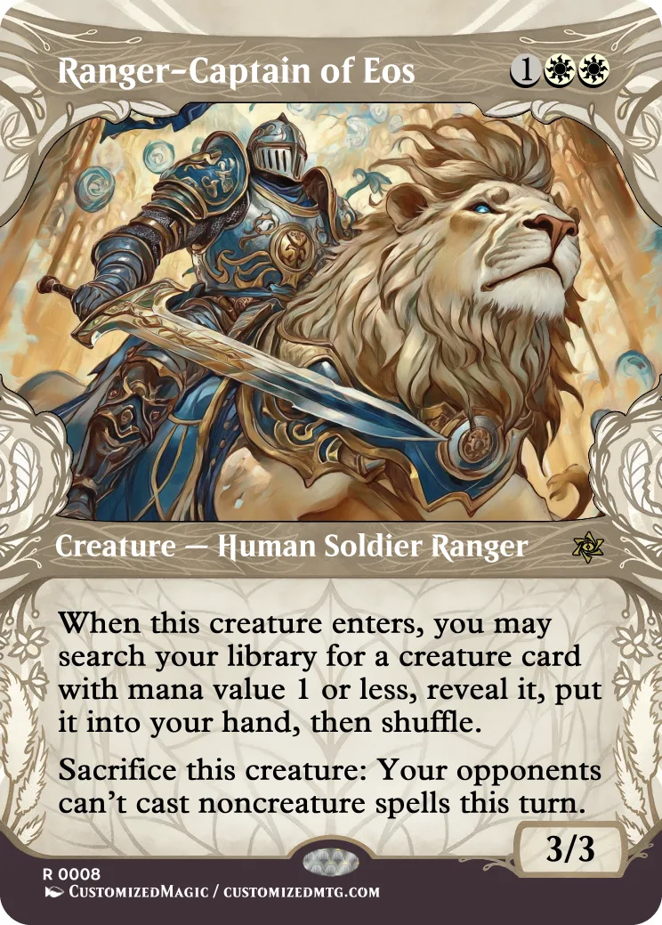 Ranger-Captain of Eos | Ranger Captain of Eos.7 | Magic the Gathering / MTG Proxy Cards | Magic the Gathering Proxy Cards