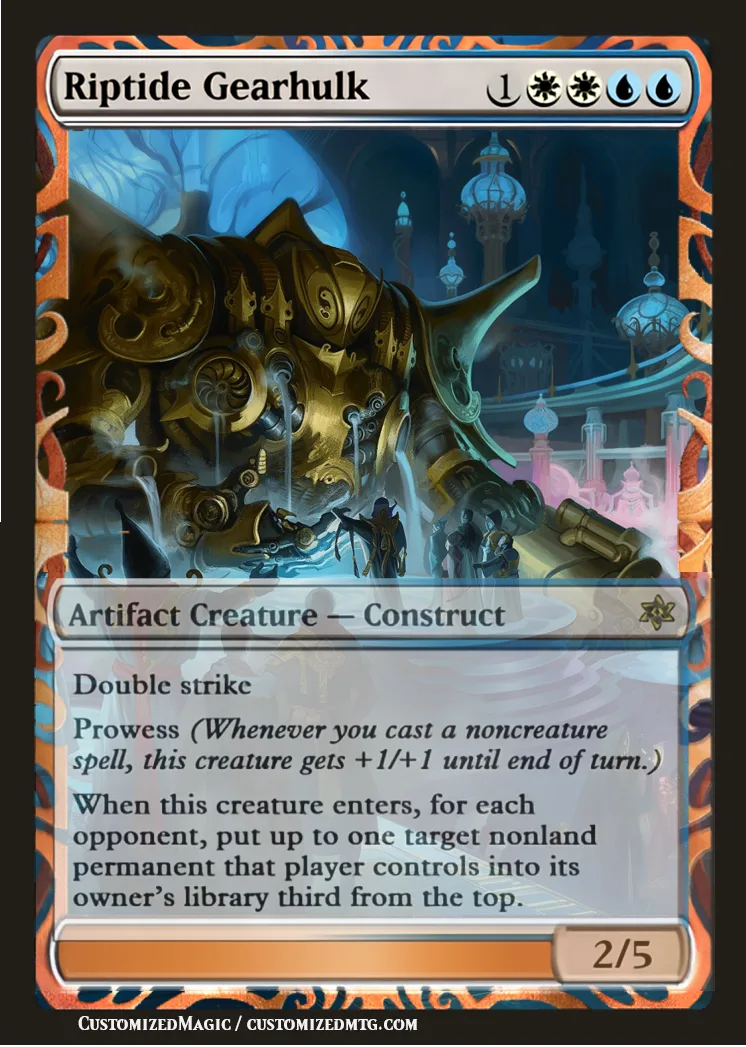 Aetherdrift Gearhulk Cycle | Riptide Gearhulk | Magic the Gathering / MTG Proxy Cards | Aetherdrift Gearhulk Cycle