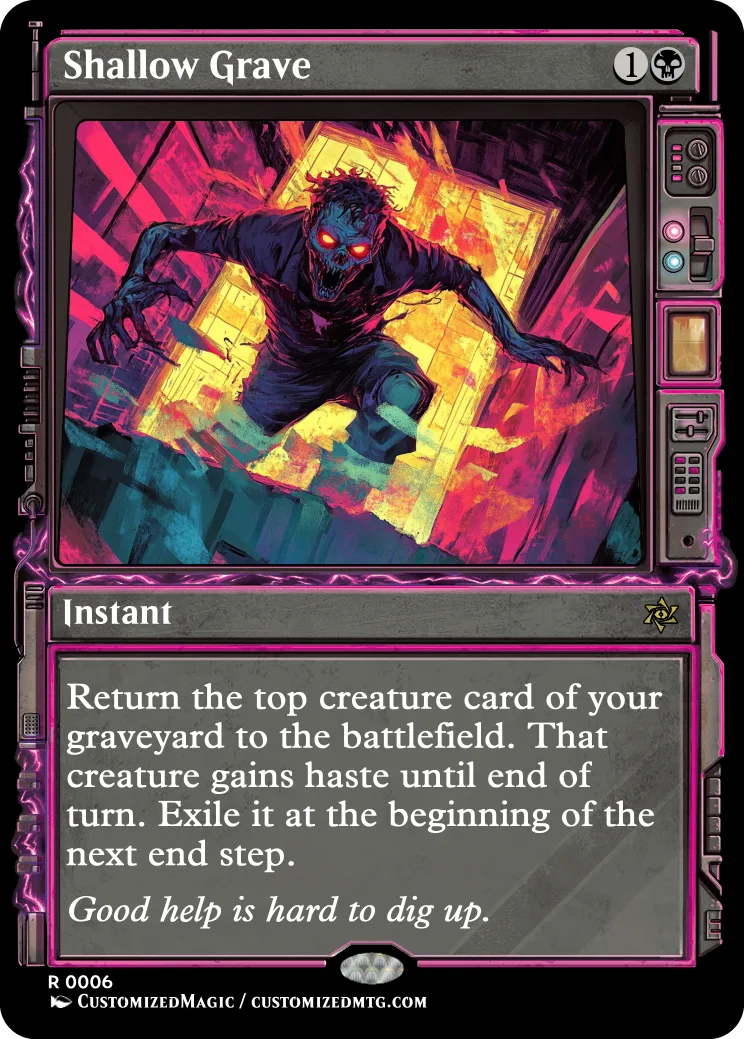 Shallow Grave | Shallow Grave.5 | Magic the Gathering / MTG Proxy Cards | Magic the Gathering Proxy Cards
