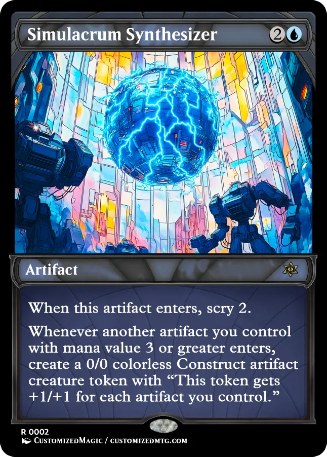 Simulacrum Synthesizer | Simulacrum Synthesizer.11 | Magic the Gathering / MTG Proxy Cards | Magic the Gathering Proxy Cards