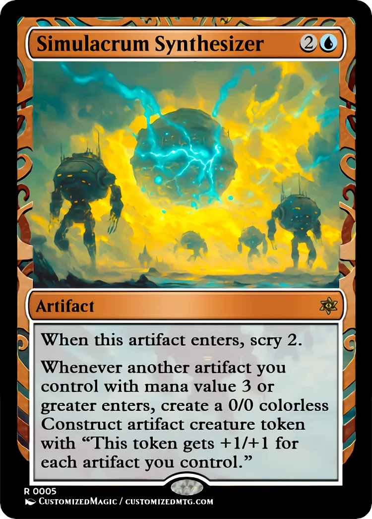 Simulacrum Synthesizer | Simulacrum Synthesizer.4 | Magic the Gathering / MTG Proxy Cards | Magic the Gathering Proxy Cards