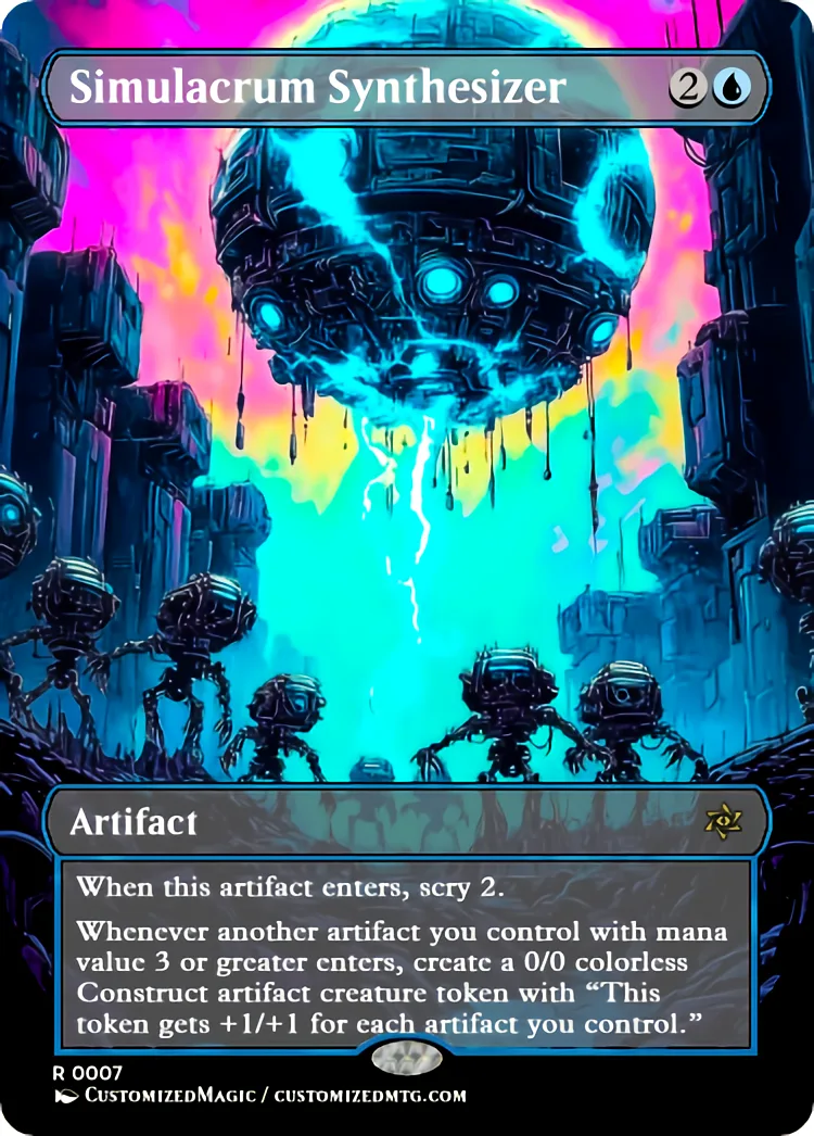 Simulacrum Synthesizer | Simulacrum Synthesizer.6 | Magic the Gathering / MTG Proxy Cards | Magic the Gathering Proxy Cards